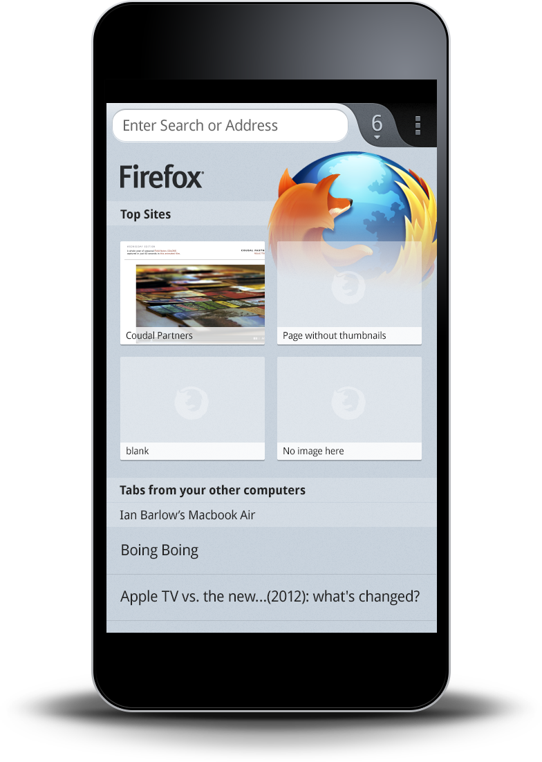 Firefox for Phones and Tablets